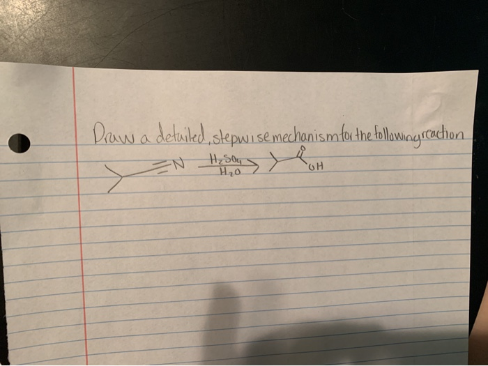 Solved Draw a detailed stepwise mechanism for the following | Chegg.com