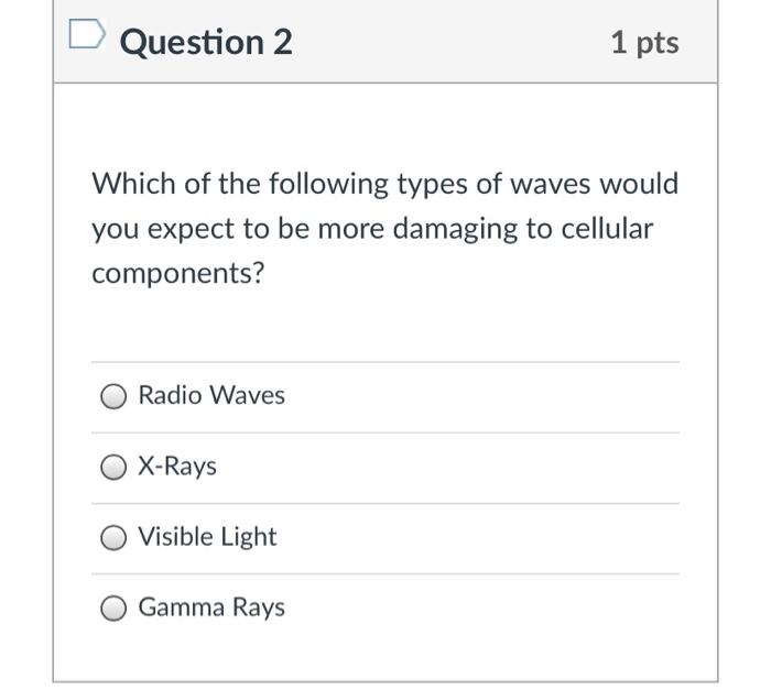 Solved Question 2 1 pts Which of the following types of | Chegg.com