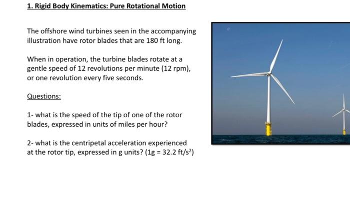 Solved 1. Rigid Body Kinematics: Pure Rotational Motion The | Chegg.com