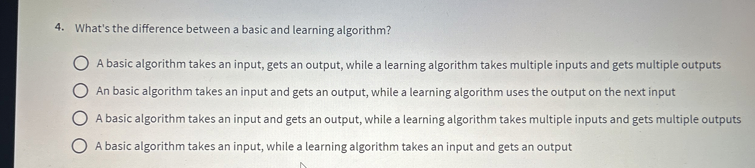 Solved What's the difference between a basic and learning | Chegg.com