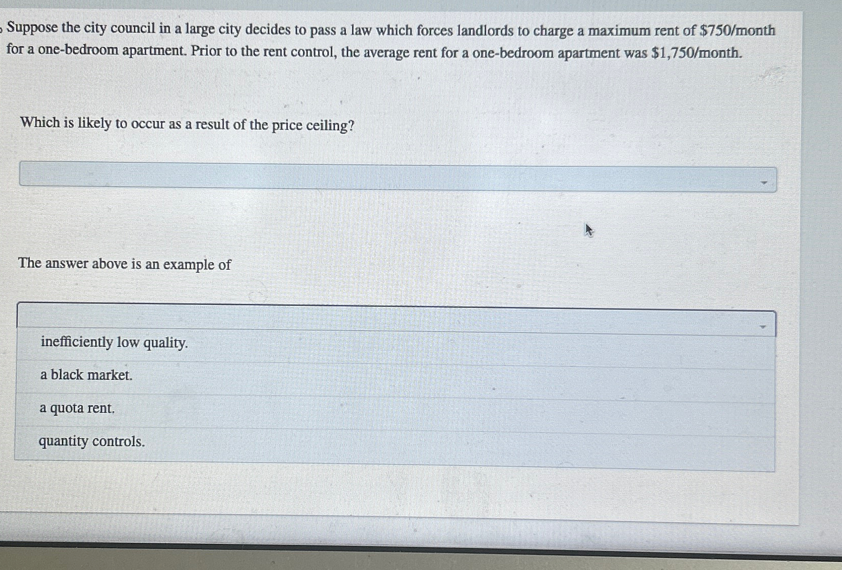 Solved Suppose The City Council In A Large City Decides To | Chegg.com