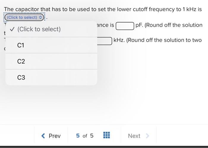 Solved The dominant-pole approach has to be used to set the | Chegg.com