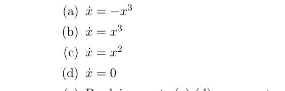 Solved Determine The Stability Of The Following Systems. If | Chegg.com