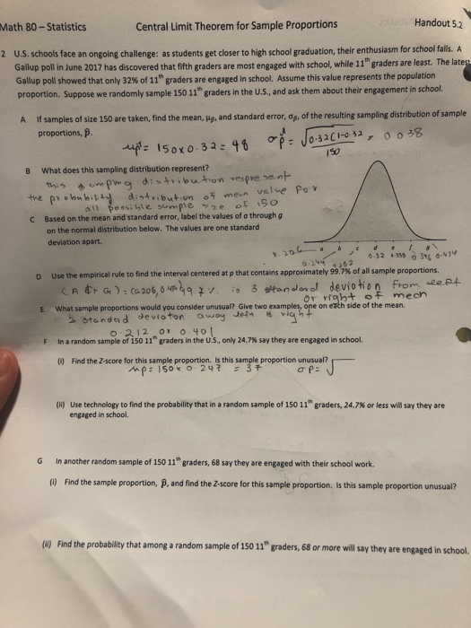 Solved Math 80 - Statistics Central Limit Theorem for Sample | Chegg.com