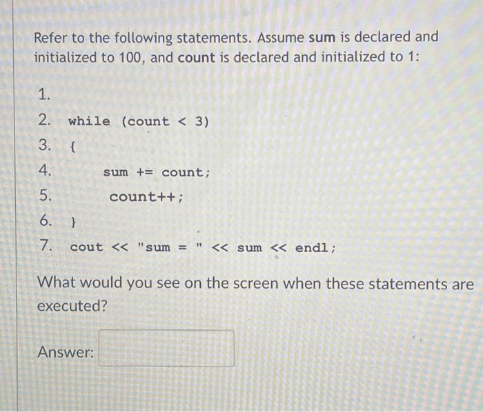 Solved What Is The Value Of X After The Execution Of The | Chegg.com