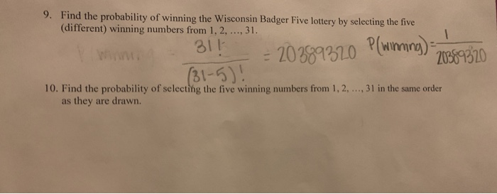 Badger 5 Lottery