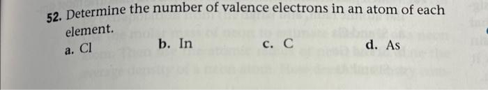 how do you determine the amount of valence electrons of each element