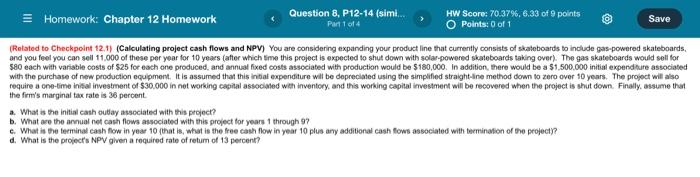 Solved Homework: Chapter 12 Homework Question 8, P12-14 | Chegg.com