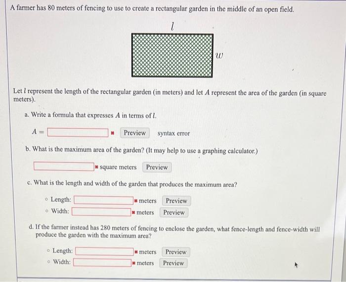 solved-a-farmer-has-80-meters-of-fencing-to-use-to-create-a-chegg