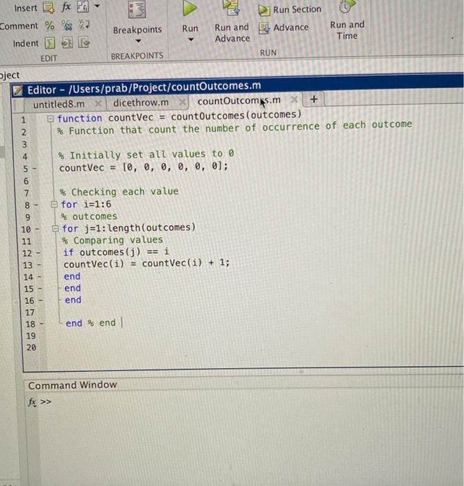 Solved MATLAB!!! I have 2.1 done and 2.2 I have the | Chegg.com