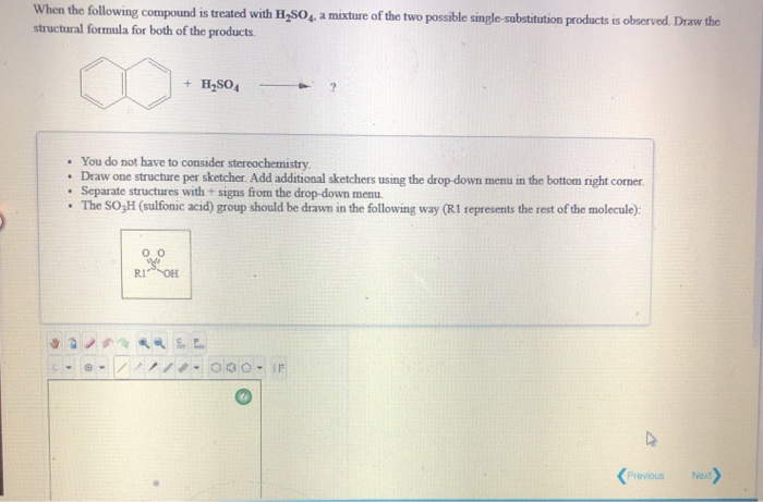 Solved When the following compound is treated with HNO3, | Chegg.com