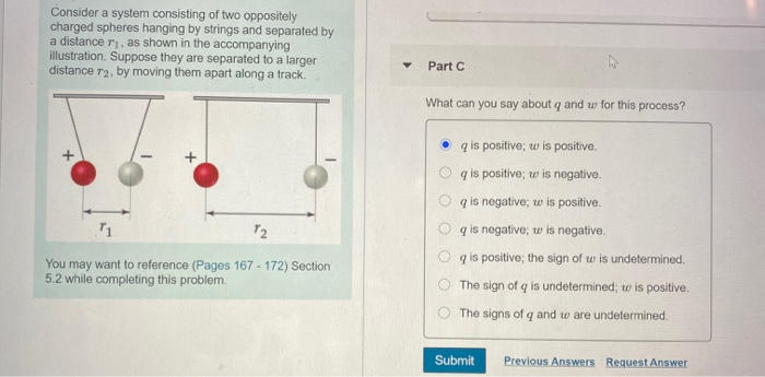 Consider A System Consisting Of Two Oppositely Chegg Com