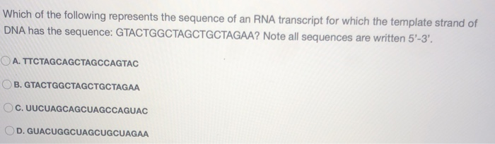 Solved Which of the following represents the sequence of an | Chegg.com