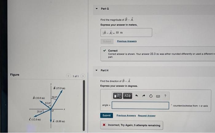 Solved Part 6 Find The Magnitude Of B-A Express Your Answer | Chegg.com