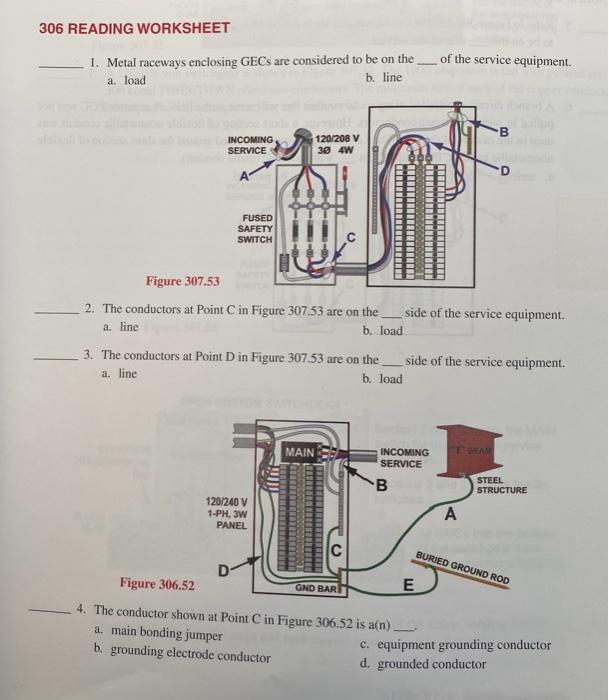 Solved 1. Metal raceways enclosing GECs are considered to be | Chegg.com