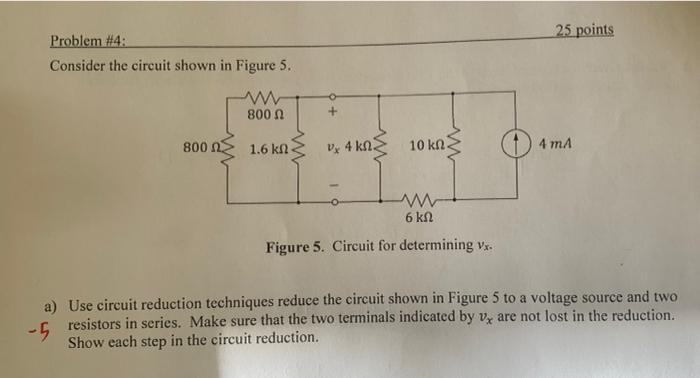 Solved 25 Points Problem #4: Consider The Circuit Shown In | Chegg.com