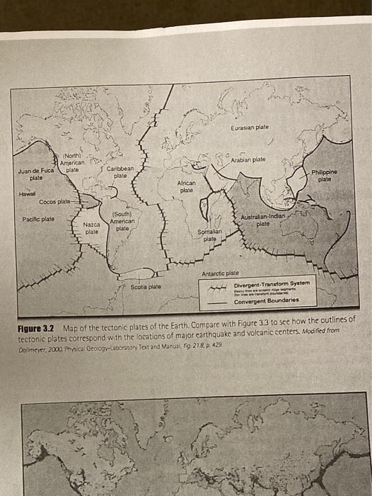 Solved pair off the north american plate with each of its | Chegg.com