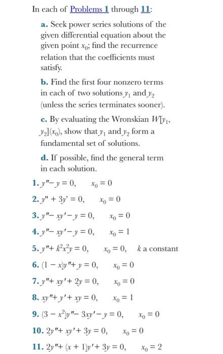 Solved No 6 (a) And (b) Please. In Each Of Problems 1 | Chegg.com