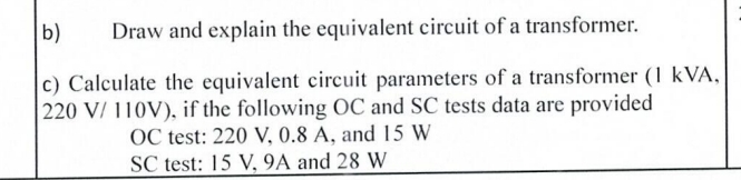 Solved 7 B ï Draw And Explain The Equivalent Circuit Of A Chegg Solved 7 B ï Draw And Explain The Equivalent Circuit Of A Chegg