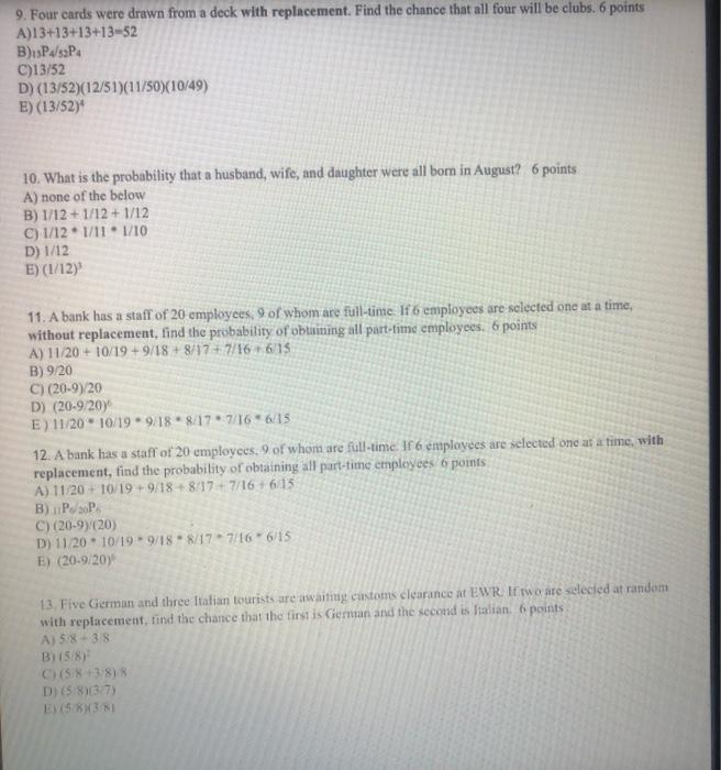 Solved Can anyone answer 9-13. in script or type out the  Chegg.com