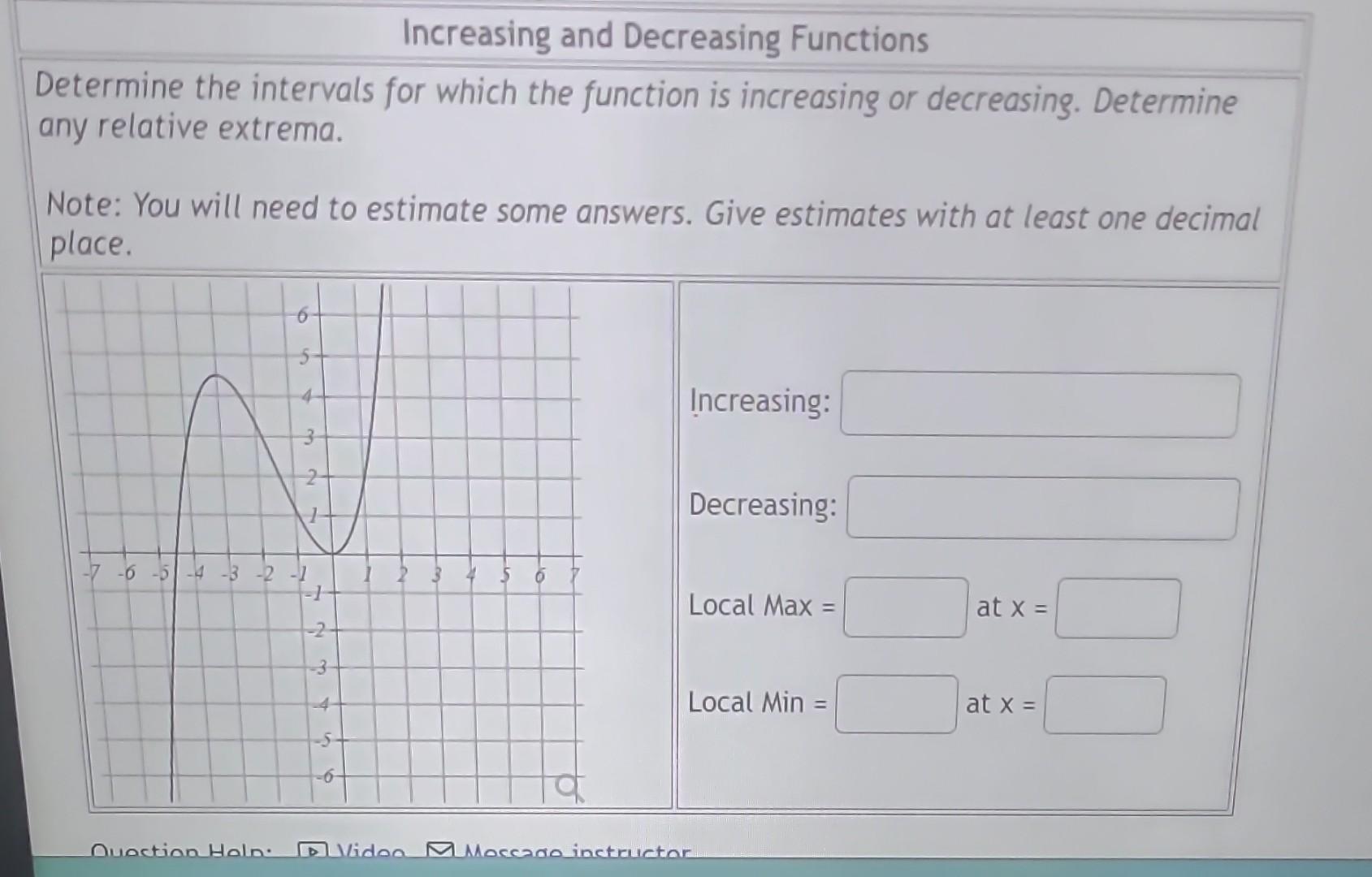 Solved Determine the intervals for which the function is | Chegg.com