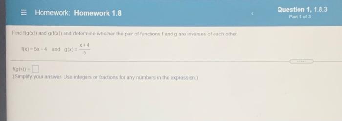 Solved Homework: Homework 1.7 Question 5, 1.7.35 Part 1 of 8 Solved Homework: Homework 1.7 Question 5, 1.7.35 Part 1 of 8