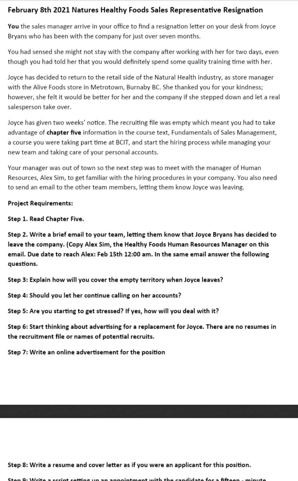 To Send An Email To The Other Team Members Letting Chegg Com