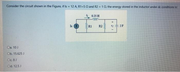 Solved Consider the circuit shown in the Figure if Is = 12 A | Chegg.com
