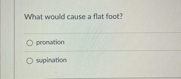 Pronation and supination. How to recognise and solve them