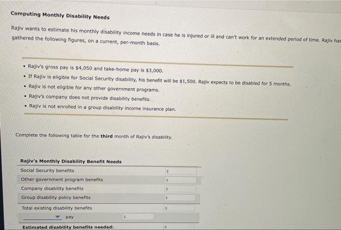 Solved Ome Insurance Can Replace Your Earnings If You Can t Chegg
