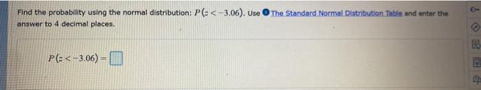 Solved Find the value to the left of the mean so that 55.96% | Chegg.com