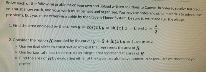 Solved Solve each of the following problems on your own and | Chegg.com