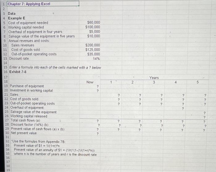 Required Information The Chapter 7 Form Worksheet Is | Chegg.com