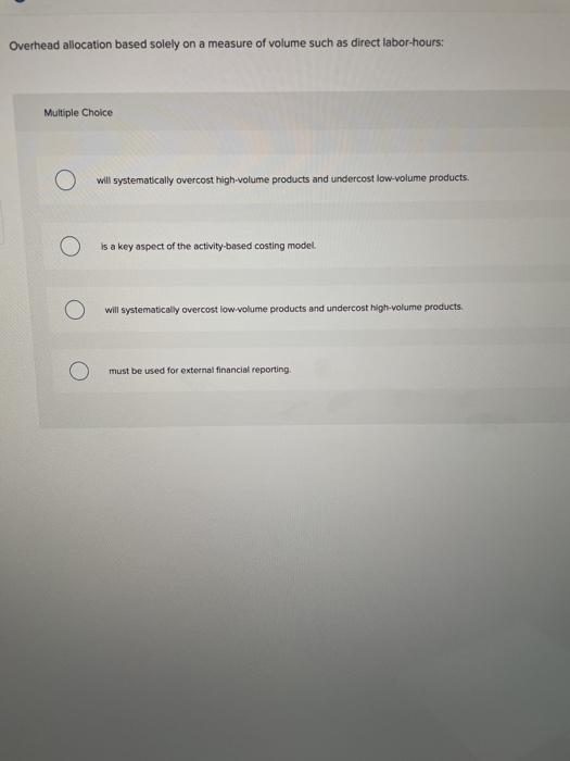 Solved Assembling a product is an example of a Multiple