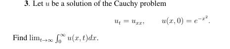 Solved Let u ﻿be a solution of the Cauchy | Chegg.com