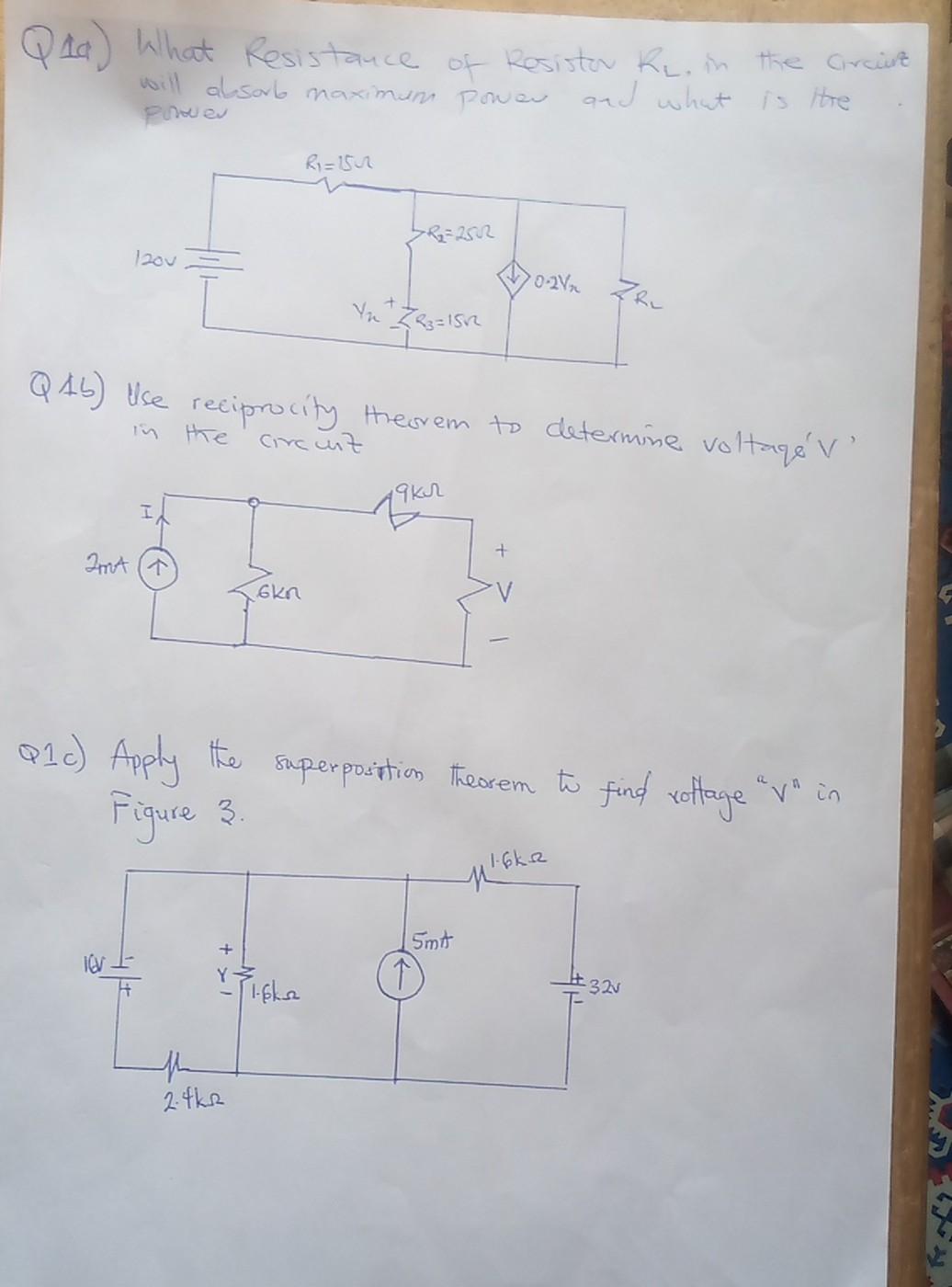 Solved Qad) What Resistance of Resistor Reo in the circuit | Chegg.com