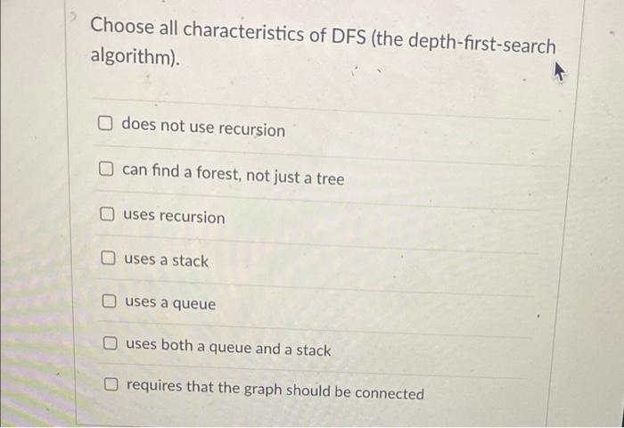 Depth First Search with recursion and stack