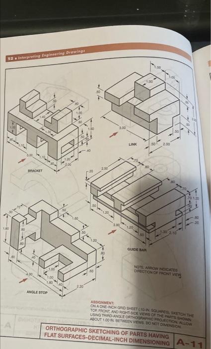 Solved hello i need help drawing these the front side and | Chegg.com