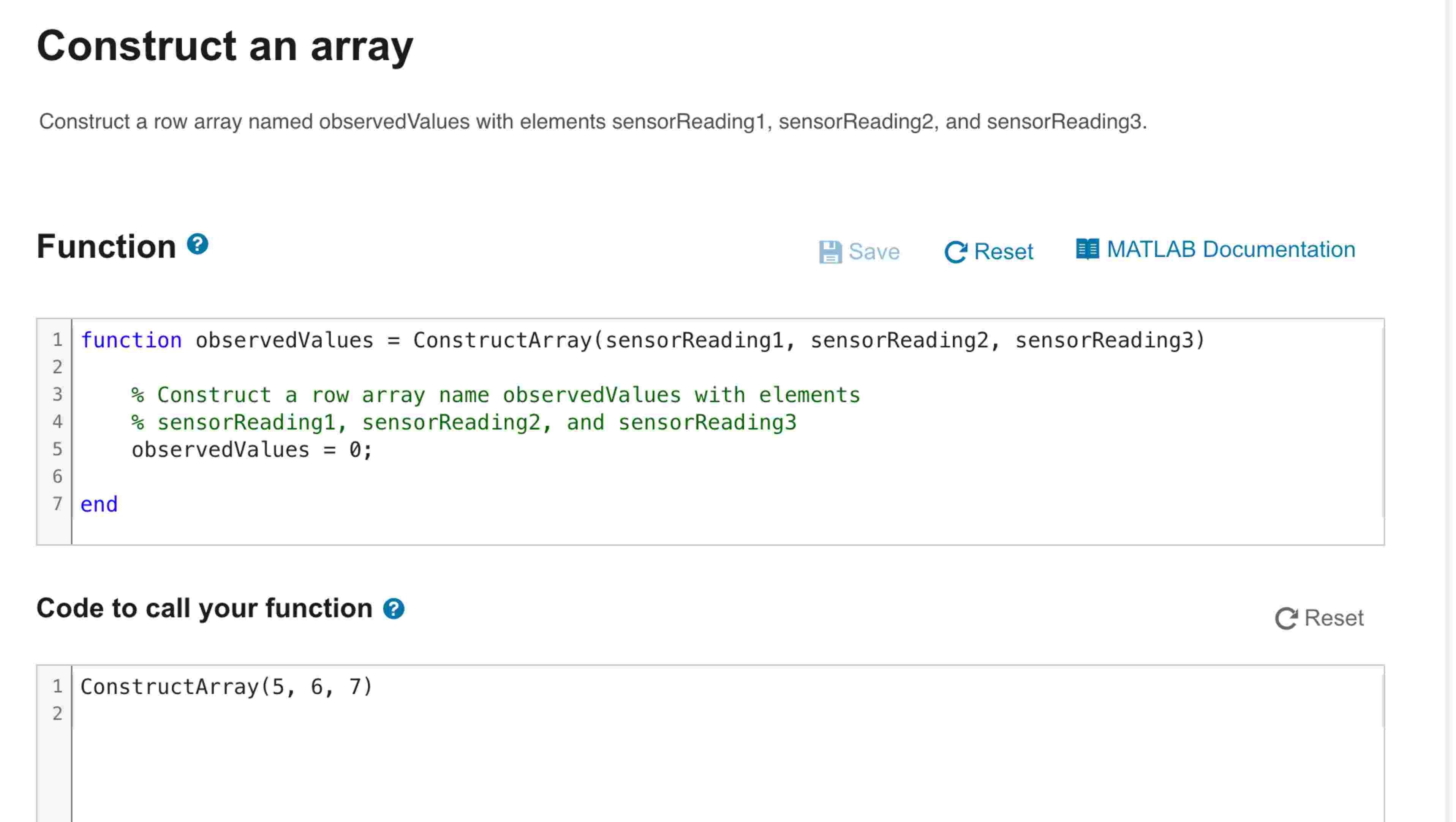 python array constructor – python create array –... Solved Construct an arrayConstruct a row array named | Chegg.com
