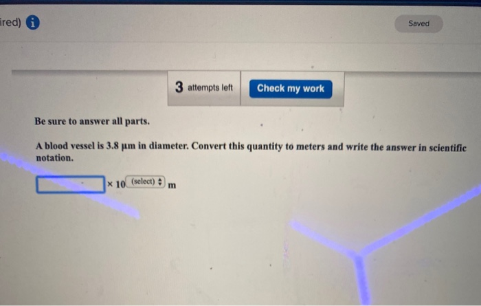 Solved 3 attempts left Check my work Be sure to answer all | Chegg.com