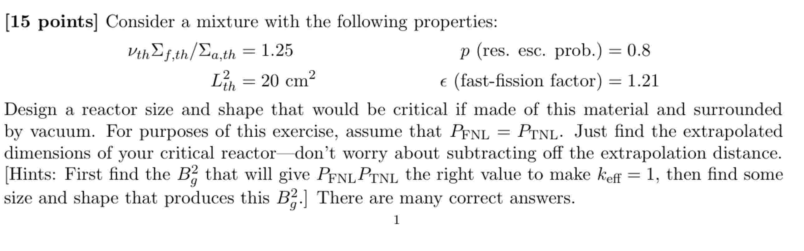 Solved Consider a mixture with the following properties: u | Chegg.com