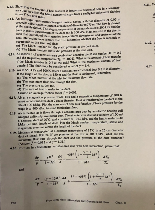 Solved Those Of Air 6 6 Air Flows Through A 0 25 M Chegg