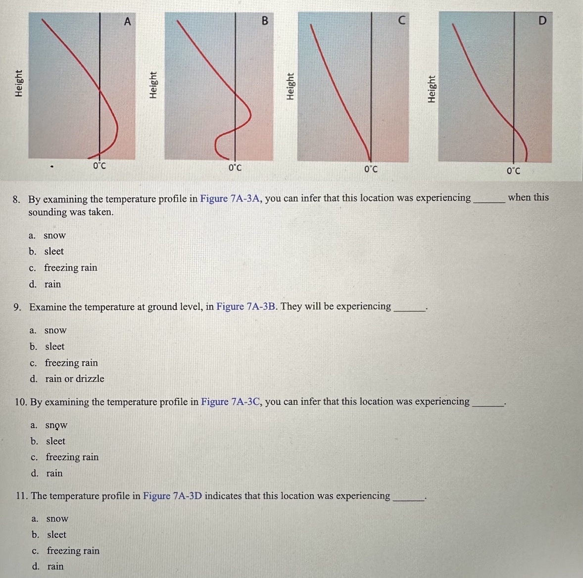 Solved By examining the temperature profile in Figure 7A-3A, | Chegg.com