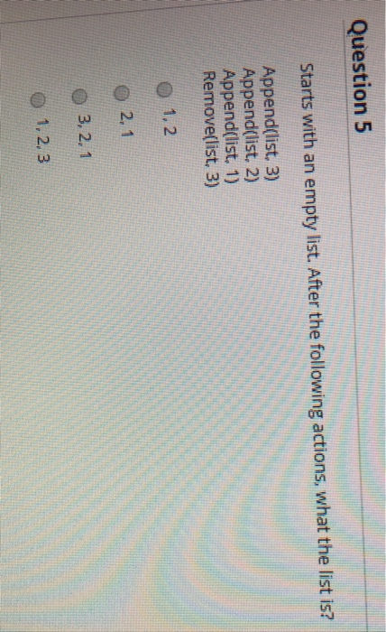 Solved Question 3 If a list ADT has operations like Sort or | Chegg.com