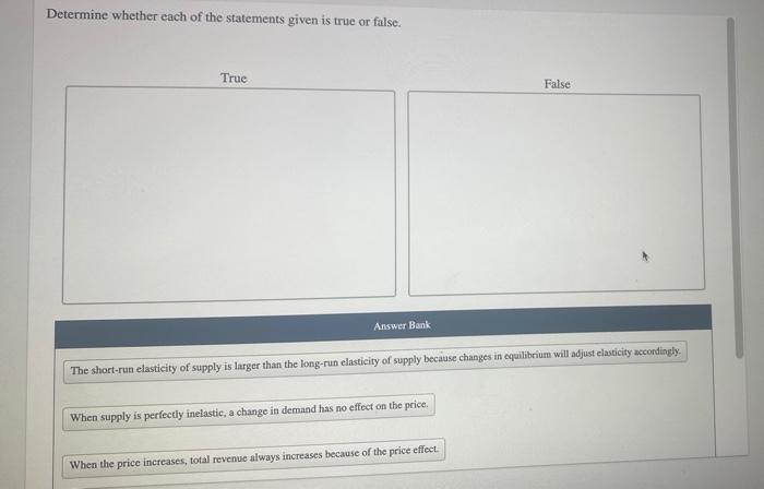 Solved Determine Whether Each Of The Statements Given Is | Chegg.com