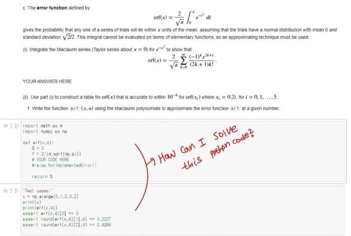 I know the answer of above math question but how can | Chegg.com