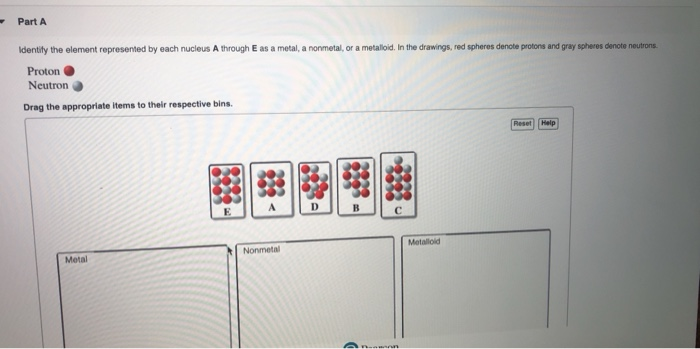 Solved Part A Identify the element represented by each | Chegg.com