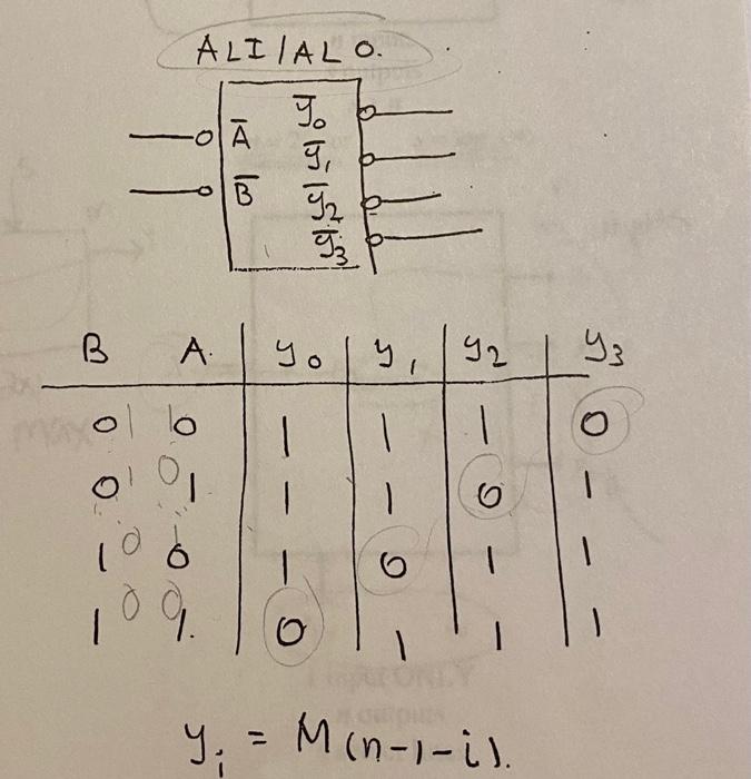 Solved How can you create a ALI/ALO 2x4 decoder using both | Chegg.com
