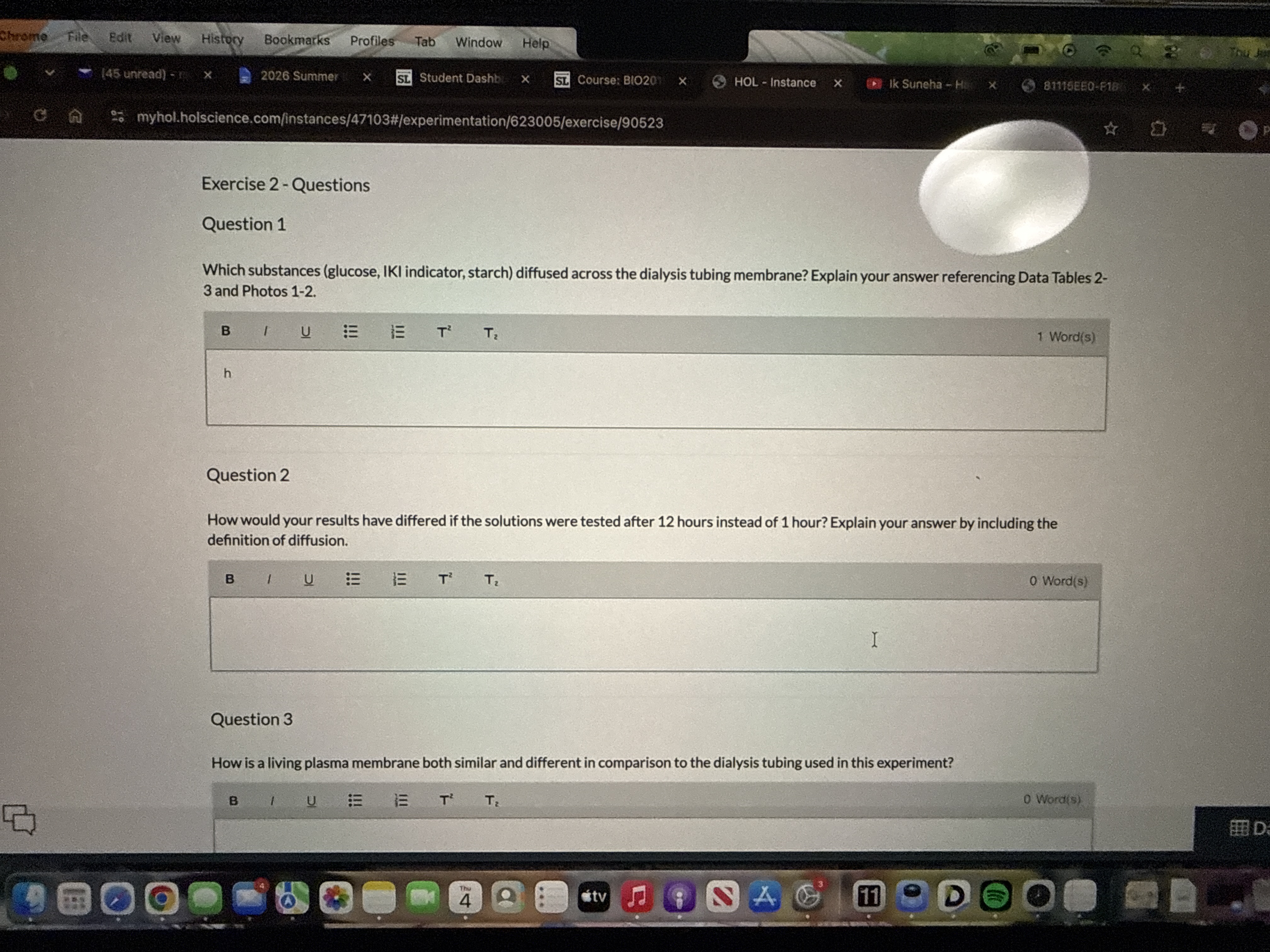 Solved Exercise 2 - ﻿QuestionsQuestion 1Which substances | Chegg.com