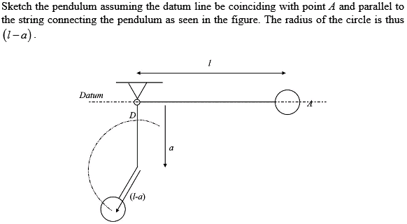 the pendulum in experiment 2 is released from rest